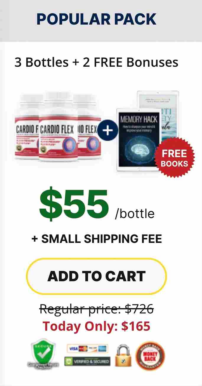 Cardio Flex 3 Bottles Order